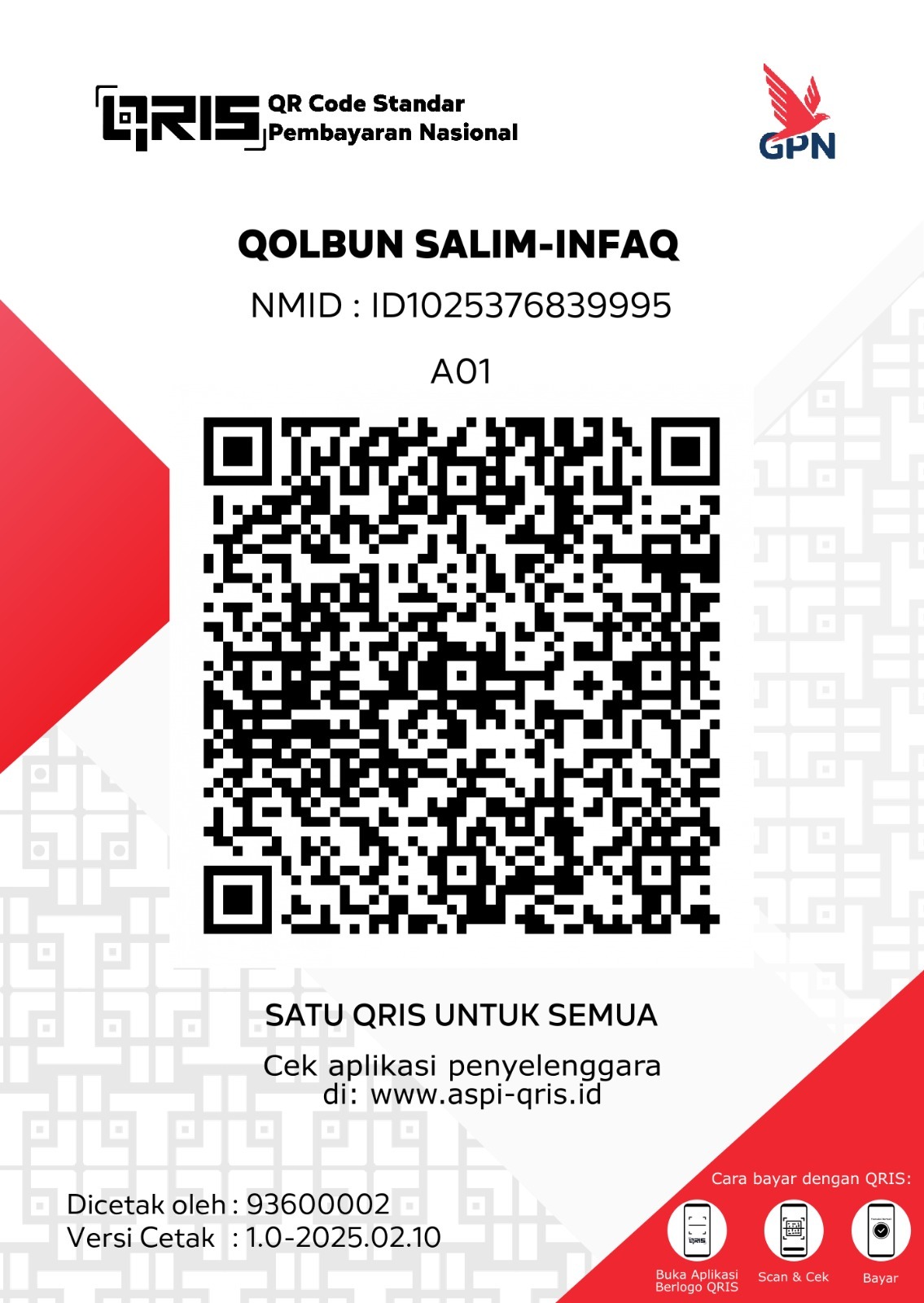 QRIS Pembayaran Qolbun Salim